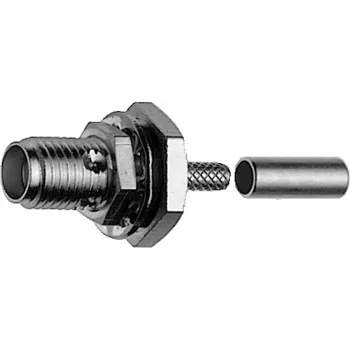 Telegärtner SMA lizdinė crimp jungtis RG-316/U kabeliui, auksuota, 5 vnt. (J01151A0001)