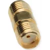 TELEGÄRTNER 100024790 SMA moteriškas į moterišką koaksialinis adapteris, 50 omų, DC-18 GHz, nikeliuotas žalvaris