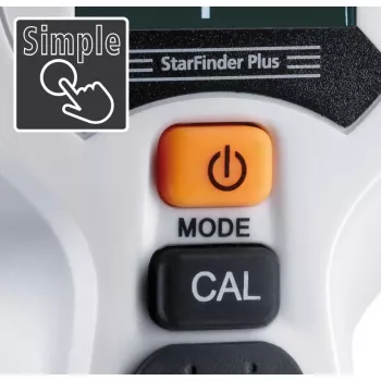 Laserliner StarFinder Plus 080.972E sienų ir profilių skaitytuvas su medienos, metalo ir įtampos laidų aptikimu