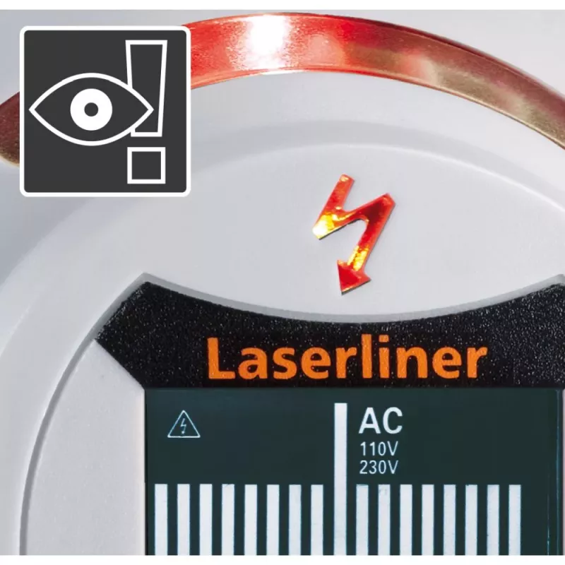 Laserliner StarFinder Plus 080.972E sienų ir profilių skaitytuvas su medienos, metalo ir įtampos laidų aptikimu