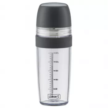 Lurch Shaker pilkas 250 ml padažų purtytuvas su matavimo skale 10023
