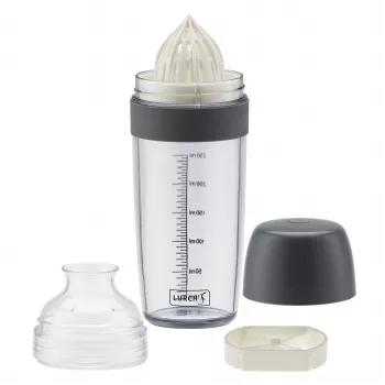 Lurch Shaker pilkas 250 ml padažų purtytuvas su matavimo skale 10023