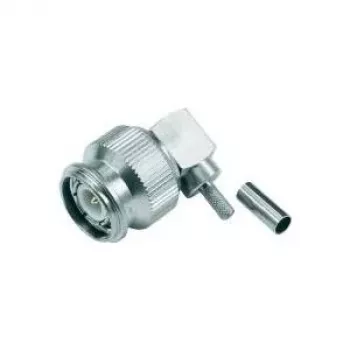 Telegärtner TNC stačiu kampu crimp jungtis 50 Ohm RG-316/U kabeliui, lituojama/crimpinama, nikeliuotas žalvaris J01010B0012