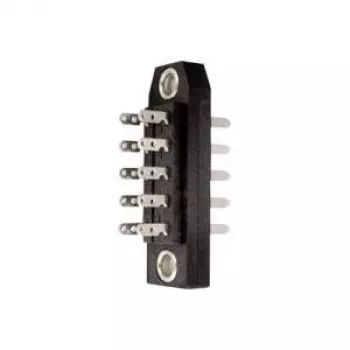 Telegärtner J00046A0906 DIN 41612 C tipo kištukinis kontaktas, 26 kontaktų, 2 eilių, 2,54 mm žingsnis, litavimo kontaktas, auksuoti kontaktai