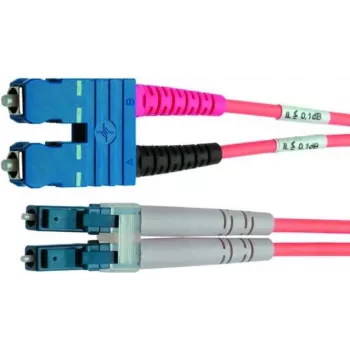 TELEGÄRTNER 1m LC į SC Multimode OM2 Duplex Šviesolaidinis Komutacinis Kabelis, LSZH Oranžinis L00890C0038