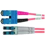 TELEGÄRTNER 1m LC į SC Multimode OM2 Duplex Šviesolaidinis Komutacinis Kabelis, LSZH Oranžinis L00890C0038