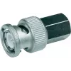 Telegärtner BNC male to FME male adapteris, 50 Ohm, DC-4 GHz, nikelis/auksas J01008A0014