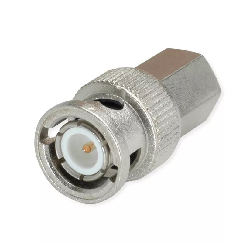 Telegärtner BNC male to FME male adapteris, 50 Ohm, DC-4 GHz, nikelis/auksas J01008A0014