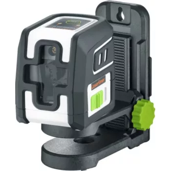 Laserliner SmartCross-Laser GX Plus Set žalios spalvos kryžminio linijinio lazerio rinkinys, maks. nuotolis 40 m (036.732E)