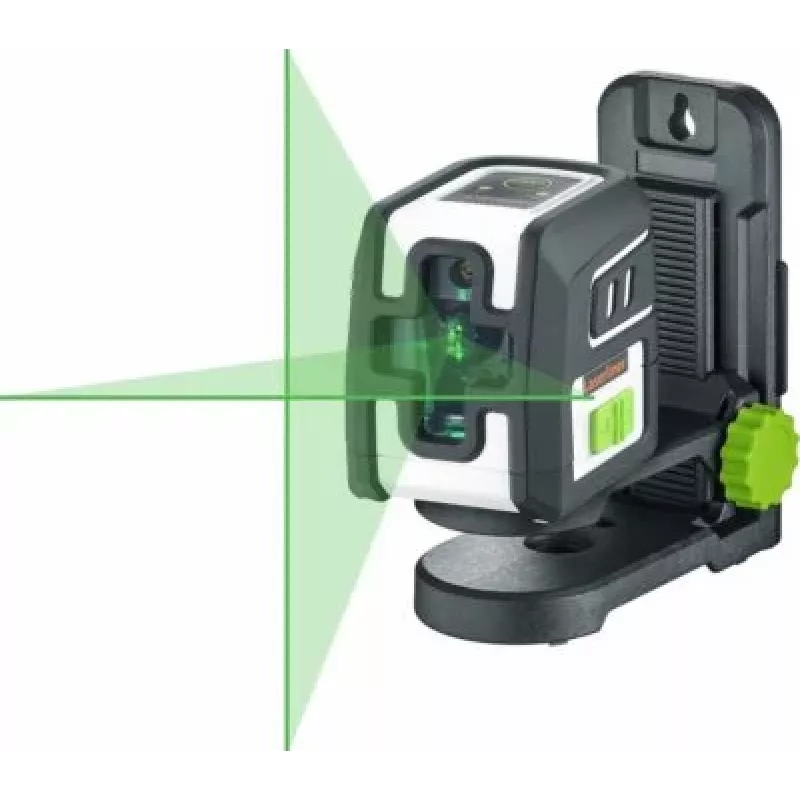 Laserliner SmartCross-Laser GX Plus Set žalios spalvos kryžminio linijinio lazerio rinkinys, maks. nuotolis 40 m (036.732E)