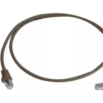 Telegärtner 100008674 RJ45 komutacinis kabelis, CAT 6a S/FTP, 5,0 m, mėlynas, liepsnai atsparus, su apsauga nuo sulenkimų
