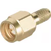 Telegärtner SMA kabelio kištukas Crimp/Solder G05 (RG-223/U, RG-142 B/U), auksuotas, 50 Ohm, DC-18 GHz J01150A0031