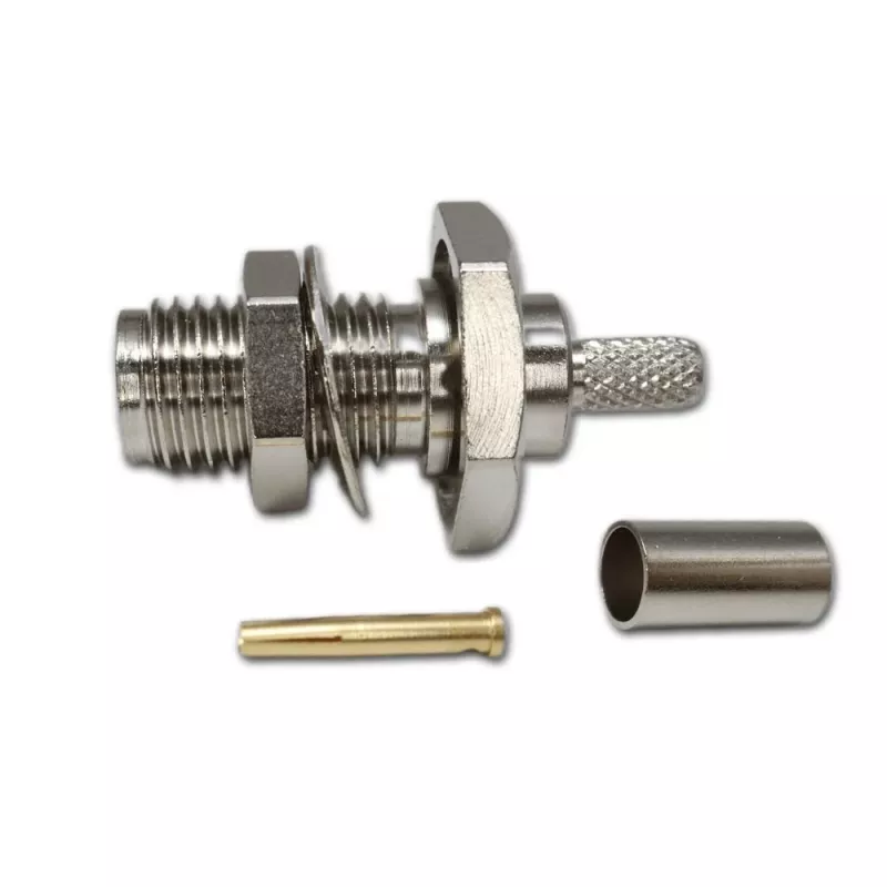 Telegärtner SMA lizdas korpusinis crimp jungtis RG-316/U, nikeliuota, 5 vnt. (J01151A0009)