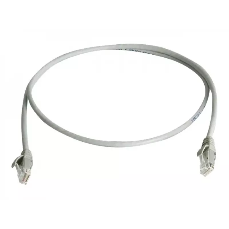 Telegärtner L00001A0228 Cat6 U/UTP RJ45 komutacinis kabelis, 0,5 m, pilkas