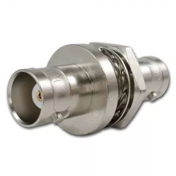 Telegärtner J01004A1233Z BNC kištukas – BNC lizdas adapteris, 75 omų, juodas