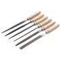 Cimco Precision File Set 206750, 6 dalių, 160 mm, Cut 2, DIN 7283