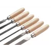 Cimco Precision File Set 206750, 6 dalių, 160 mm, Cut 2, DIN 7283