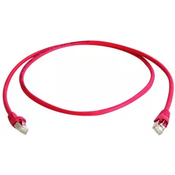 Telegärtner CAT 6A S/FTP krossoverinis tinklo komutacinis kabelis, RJ45, 3 m, raudonas, be halogenų, atsparus liepsnai L00002A0139