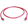 Telegärtner CAT 6A S/FTP krossoverinis tinklo komutacinis kabelis, RJ45, 3 m, raudonas, be halogenų, atsparus liepsnai L00002A0139