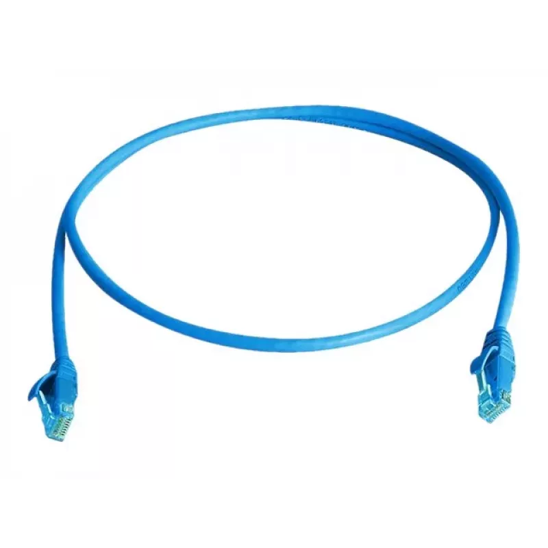 Telegärtner L00000A0292 Cat6 U/UTP RJ45 komutacinis kabelis, 2m, mėlynas