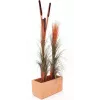 EUROPALMS dirbtinė nendrinė žolė su švendrėmis, šviesiai rudos spalvos, 152 cm, 82505856