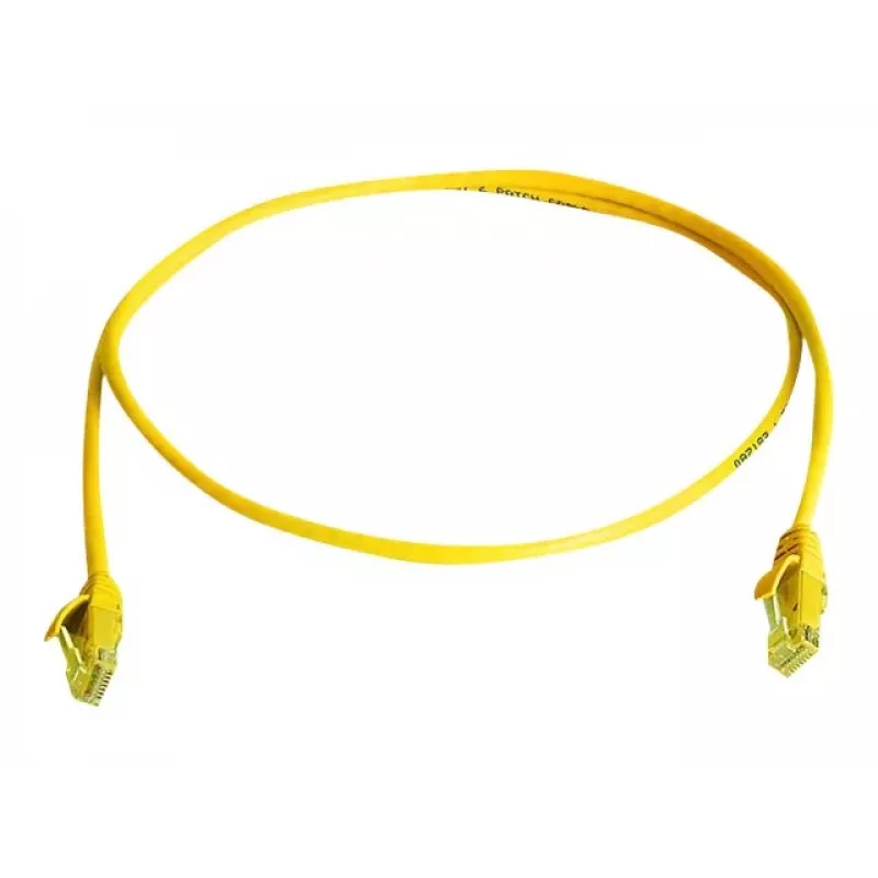 Telegärtner DataVoice Office Cat 6 UTP komutacinis kabelis RJ45 - RJ45, 3m, geltonas RAL 1021, be halogenų L00002A0237