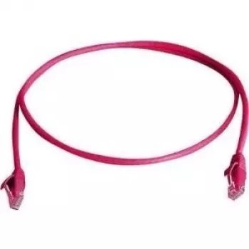 TELEGÄRTNER 100008898 CAT 6 RJ45 komutacinis kabelis, 7,5 m, raudonas, LSZH, U/UTP, atsparus liepsnai