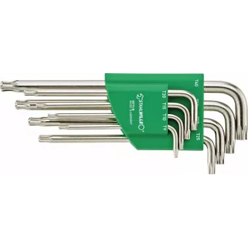 Stahlwille 10771/8 Torx L-raktų rinkinys su rutuliniu galu, 8 vnt. (T9-T40) 96432700