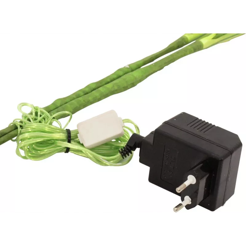 EUROPALMS Aronstab, 3 vnt. rinkinys su LED, baltos spalvos, 85 cm (83330302)