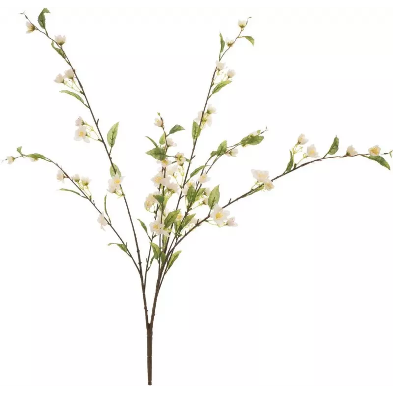 EUROPALMS dirbtinė vyšnių šakelė su žiedais, balta, 60cm 82530565