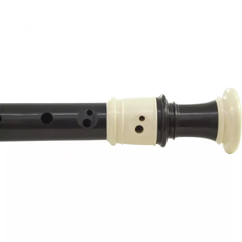 DIMAVERY barokinės pirštų sistemos sopraninis fleita C, juodas plastikas, 3 dalių 26500410