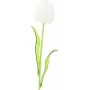 EUROPALMS Crystal Tulip dirbtinė gėlė, balta, 61cm, 12 vnt. (82600204)