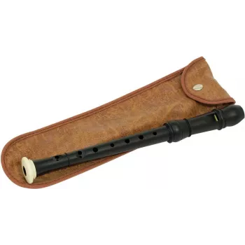 DIMAVERY Piccolo Recorder, plastikinis, juodas 26500400