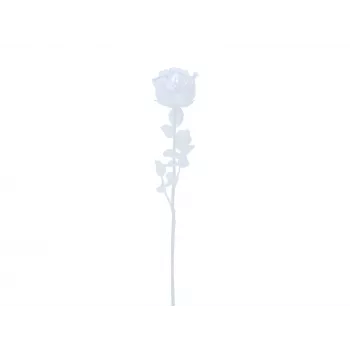 EUROPALMS Crystal Rose dirbtinė gėlė, permatoma, 81cm, 12 vienetų paketas 82600210