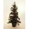 EUROPALMS dekoratyvinis rutulys 7cm, juodas, 6 vienetų paketas (83501253)