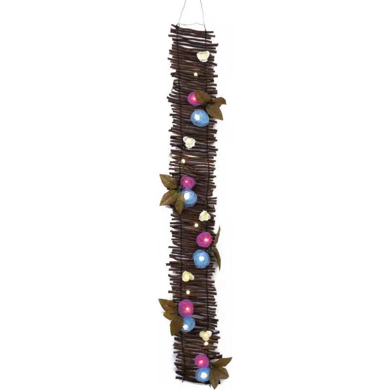 EUROPALMS LED rožių girlianda, 120 cm, balta 83330320