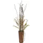 EUROPALMS dirbtinė eukalipto šakelė, geltonai žalia, 110cm 82505622