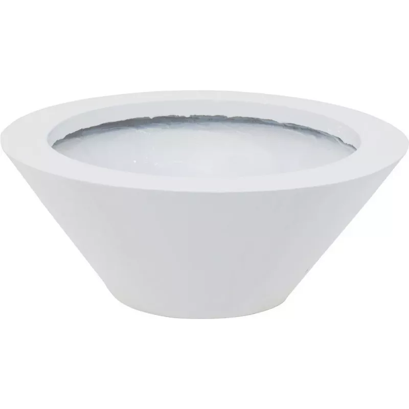 EUROPALMS Leichtsinn Bowl-15 dekoratyvinė lėkštė, balta, blizgi 83011822