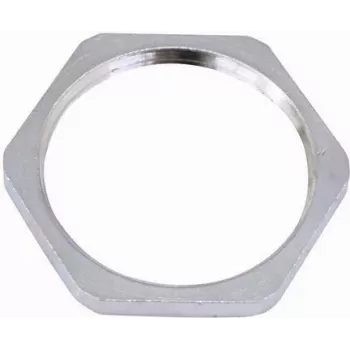 ACCESSORY PG 21 fiksavimo veržlė kabelių įvadams, nikeliuotas žalvaris, šešiakampė, veržliarakčio dydis 33 mm 30358950