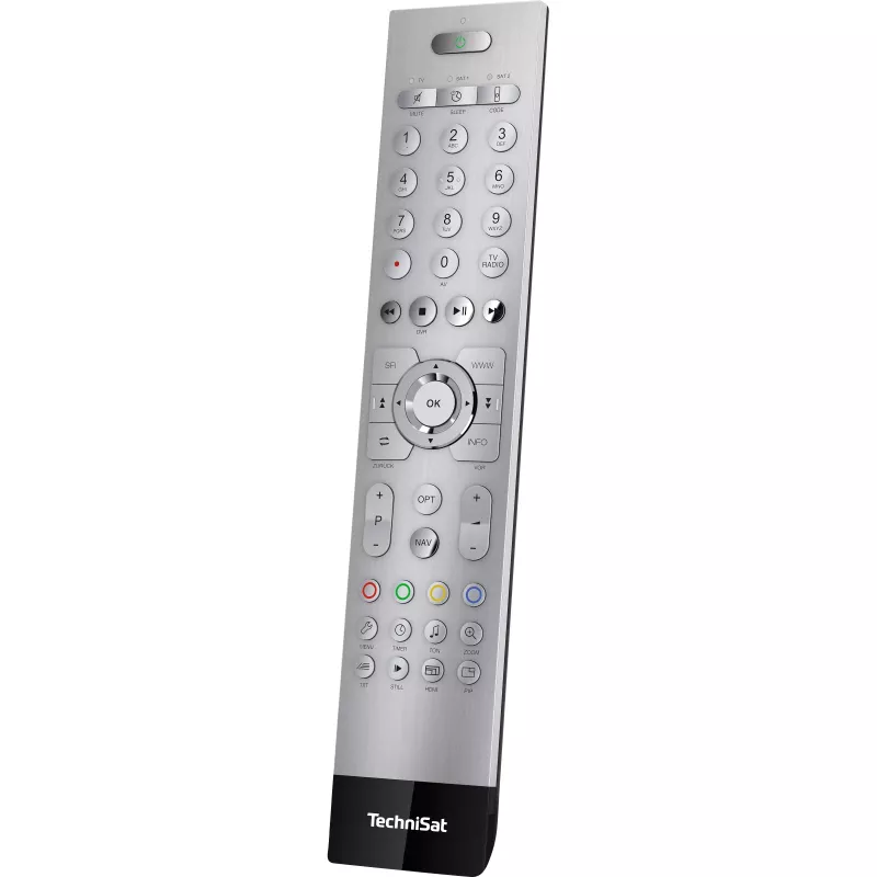 TechniSat TechniControl II ALU sidabrinis universalus nuotolinio valdymo pultas (FB kodas TV) 0002/3859