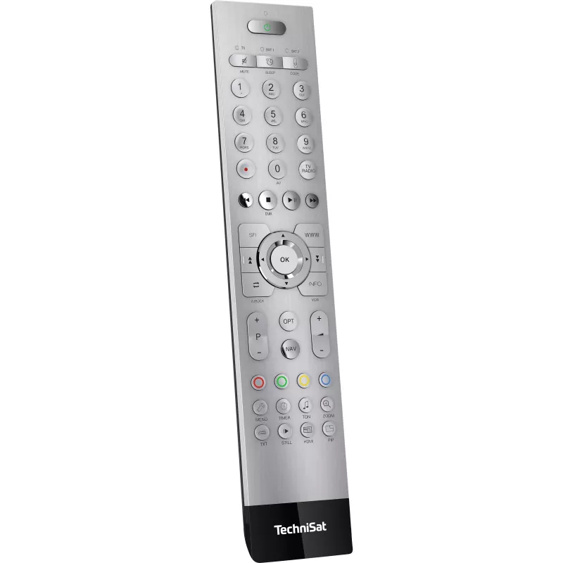 TechniSat TechniControl II ALU sidabrinis universalus nuotolinio valdymo pultas (FB kodas TV) 0002/3859