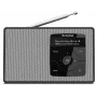 TechniSat DIGITRADIO 2 DAB+ FM Bluetooth radijo laikrodis juodas/baltas 0002/3910