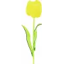 EUROPALMS Crystal Tulip dirbtinė gėlė, geltona, 61 cm, 12 vnt. 82600207