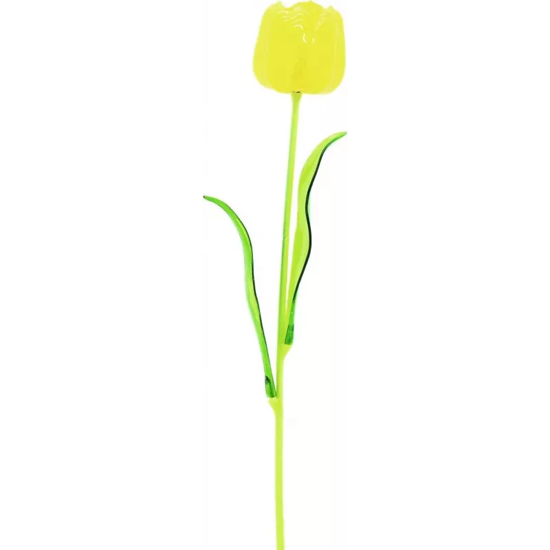 EUROPALMS Crystal Tulip dirbtinė gėlė, geltona, 61 cm, 12 vnt. 82600207