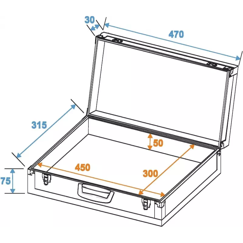 DIMAVERY Effector-Case Large pedalų dėklas-krepšys 26380060