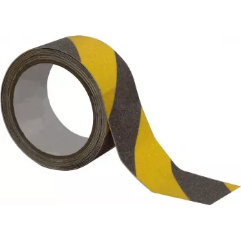 ACCESSORY neslystanti žymėjimo juosta juoda/geltona 50 mm x 25 m 3000575K