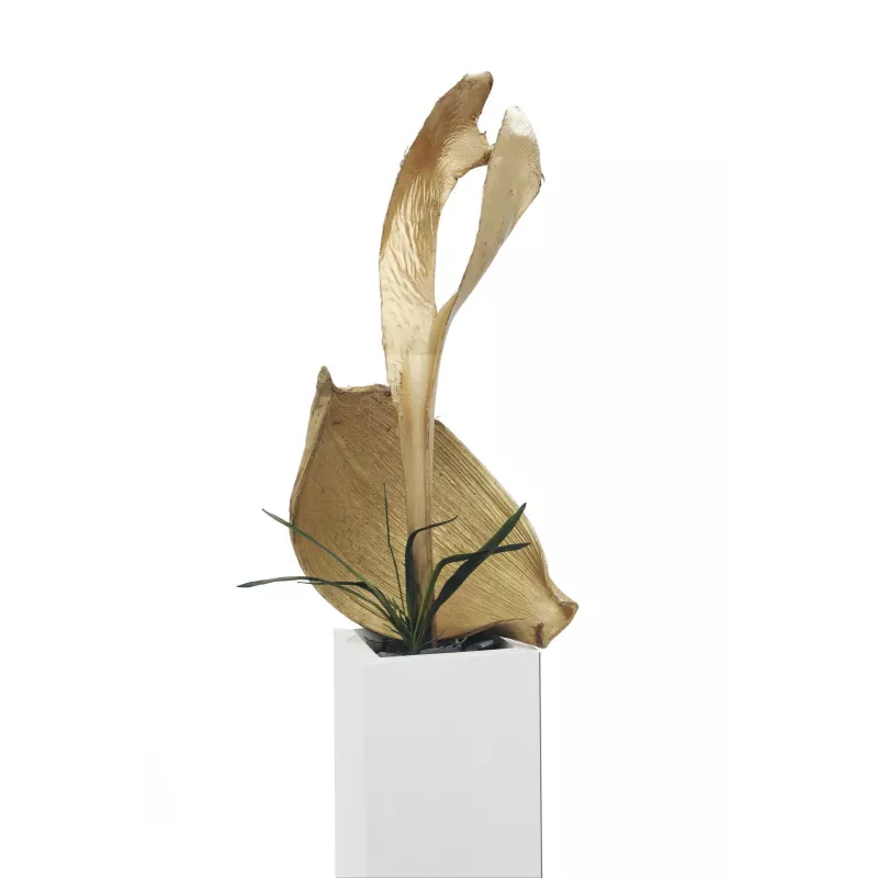 EUROPALMS Džiovintas palmių lapas, auksinis, 60 cm 83502362
