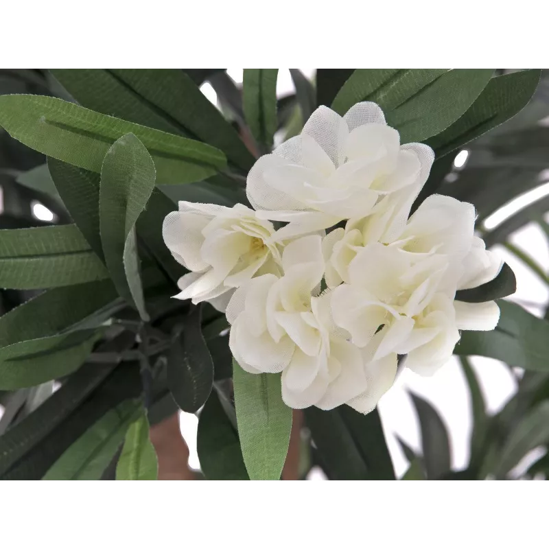 EUROPALMS Oleander Tree dirbtinis augalas, baltas, 120 cm (82507246)