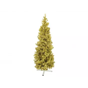 EUROPALMS FUTURA dirbtinė kalėdinė eglutė, auksinė-metališka, 210 cm 83500555