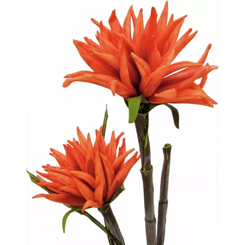 EUROPALMS Dahlia (EVA), dirbtinis augalas, oranžinė, 100cm (82532006)